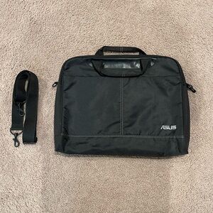 ASUS Nereus Carry Bag Black Charcoal Carry Laptop Bag Removable Strap.